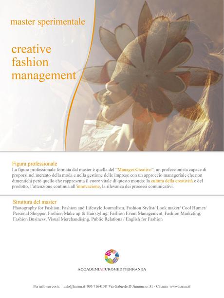 Il master in Creative Fashion Management