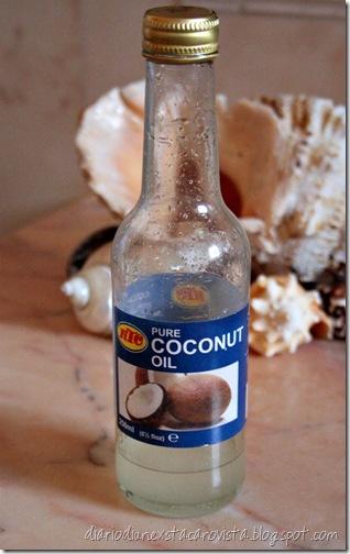 olio di cocco liquido