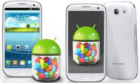 Galaxy S3 / S III Jelly Bean arriva su smartphone della ” 3 ” H3G Italia ROM I9300XXDLJ1