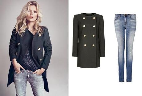 'Jacket and jeans', un look semplice alla Kate Moss