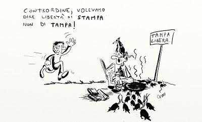 Libertà d'opinione, libertà di stampa e libertà di tampa