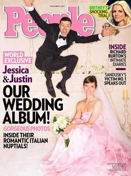 Justin Timberlake e Jessica Biel: prime foto del matrimonio