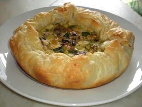 Torta salata con verdure grigliate