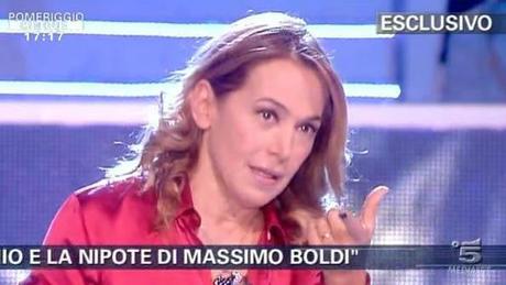 LORY DEL SANTO OSPITE A POMERIGGIO 5 OTTOBRE 2012 CRITICA ROCCO PIETRANTONIO