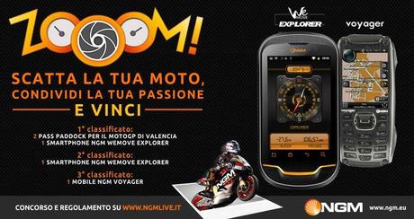 Scatta la tua moto e VINCI con NGM