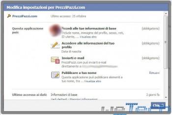 Come rimuovere o modificare i permessi di un’app su Facebook