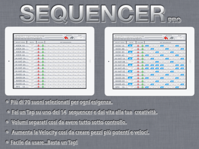 Pronto a fare Musica? Arriva Sequencer Pro per iPad By Lemonblind™