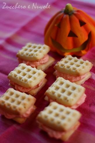 Mini waffle con ganache al cioccolato bianco…