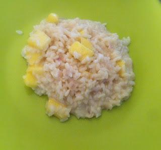 Risotto con mele Fuji Melinda e formaggio Brie