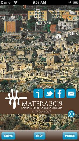 Applicazione ufficiale Matera 2019 / Capitale europea della cultura