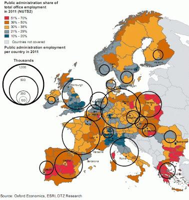 Dipendenti pubblici d’Europa: indovina chi ne ha di più?