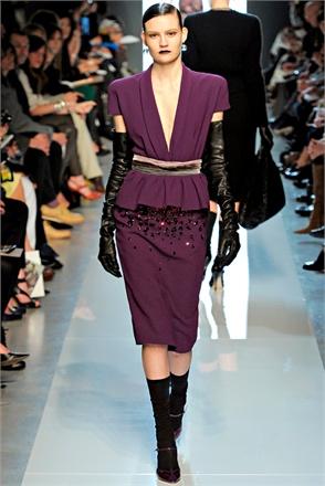 Winter Trend 2013: Pelle e Velluto dipinti di Rosso, Blu, Nero e Viola