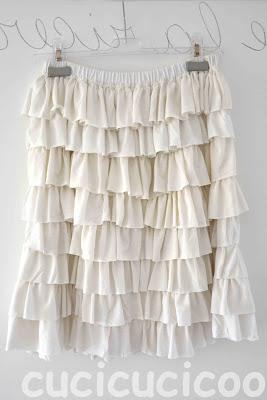 sottogonna arricciata - ruffly petticoat