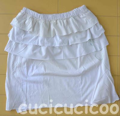 sottogonna arricciata - ruffly petticoat