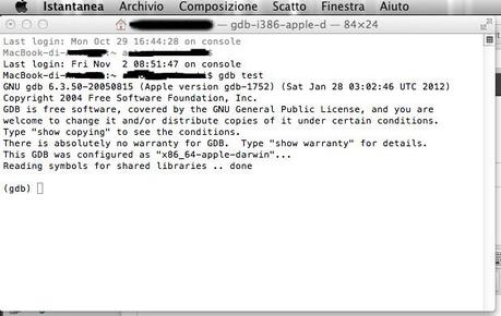 Installare gdb per Pro Tools nel Mac (2ª parte)