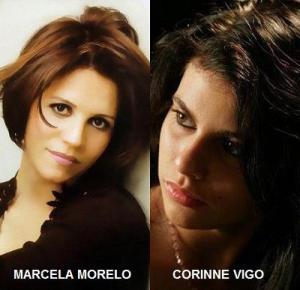 LA MUSICA ITALIANA ANCORA UNA VOLTA CONQUISTA L`ARGENTINA. Corinne Vigo duetta con la star sudamericana Marcela Morelo.