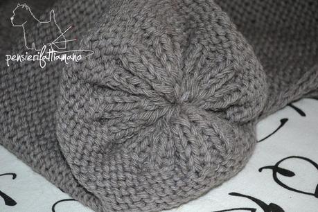 Berretto e sciarpa maxi knitting