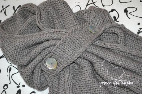 Berretto e sciarpa maxi knitting