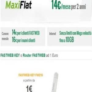 Chiavetta internet MaxiFlat Fastweb