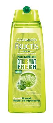 garnier fructis shampoo citrus mint fresh