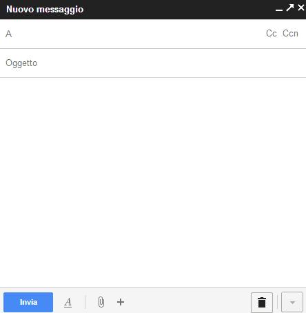 Gmail: Finestra Invio