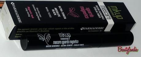 MKUP FARMADERBE - Mascara Absolute Black, Matita biologica - Make up per occhi sensibili