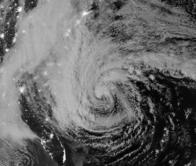 L'Uragano Sandy dal satellite