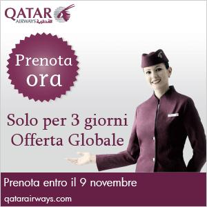 Qatar Airways Italy 3 Day Offer