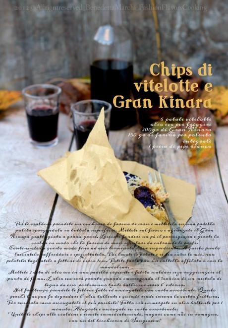 Oggi aperitivo in viola con Grand Kinara e Vitelotte....