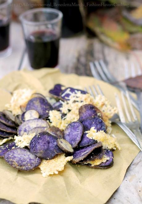 Oggi aperitivo in viola con Grand Kinara e Vitelotte....