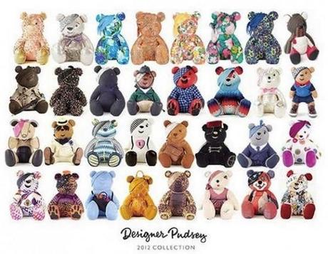 Gli orsetti griffati della Designer Pudsey Collection all'asta per Children in Need