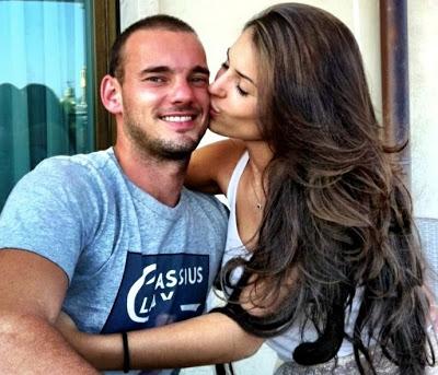 L'Inter vieta Twitter a Sneijder, ecco la confessione di Yolanthe Cabau