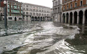 Venezia, l’acqua alta è “imprevedibile”. Ma gli affari sì