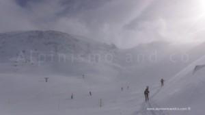 “Inaugurata” la stagione scialpinistica: risalita piste al Diavolezza!!