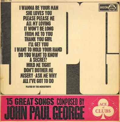 THE MERSEYBOYS - 15 GREAT SONGS COMPOSED BY JOHN PAUL GEORGE (1964)
