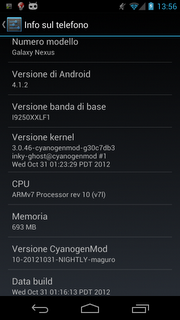 CyanogenMod 10 Nightly: rilasciata la versione 20121031