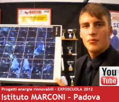 EXPOSCUOLA 2012 – Progetto villaggio fotovoltaico Istituto MARCONI Padova