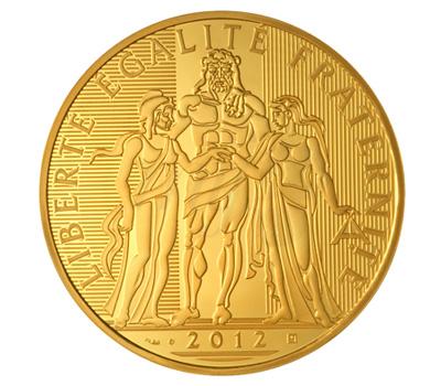 Zecca di Parigi. Una moneta d'oro di 5000 euro