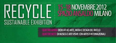 REcycle | SPAZIO ANSALDO | 15-18 NOVEMBRE