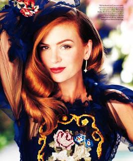 Isla Fisher in Dolce & Gabbana su InStyle Magazine