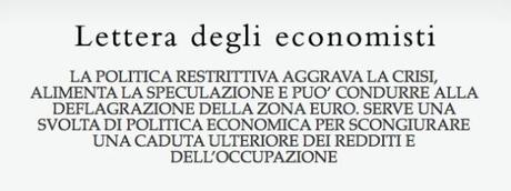 La lettera degli economisti del 2010