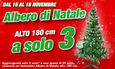 [www.gratisoquasi.com] Promozione supermercati DICO, albero di natale 180 cm a 3 €