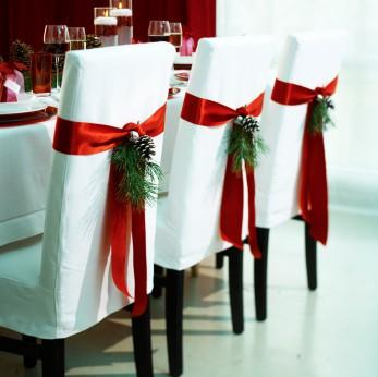 christmas table chairs decoration