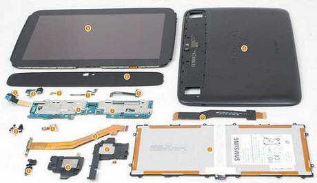 Tablet Nexus 10 : Analisi hardware – iFixit lo smonta completamente