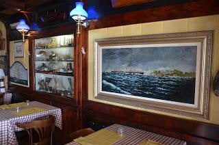 Una location ideale per i quadri di Carlo Solazzi, ristoratore, collezionista e pittore