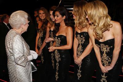 Girls Aloud in Dolce & Gabbana at the Royal Variety Performance