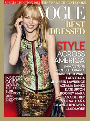 Emma Stone è la meglio vestita del 2012 secondo Vogue