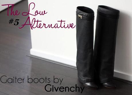 The Low Alternative #5: Givenchy boots