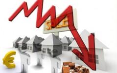 Crisi settore immobiliare, crollo del mercato nel terzo trimestre
