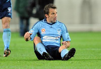 Sydney FC-Adelaide United 1-2, Alessandro Del Piero ancora sconfitto Sydney FC-Adelaide United 1-2, Alessandro Del Piero ancora sconfitto